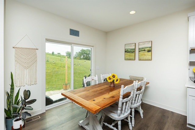 1302 S L Ct, Indianola, IA 50125 - dining space featuring recessed lighting and dark wood finished floors