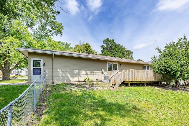 401 NE Harvey St, Grimes, IA 50111 - back of house with a deck