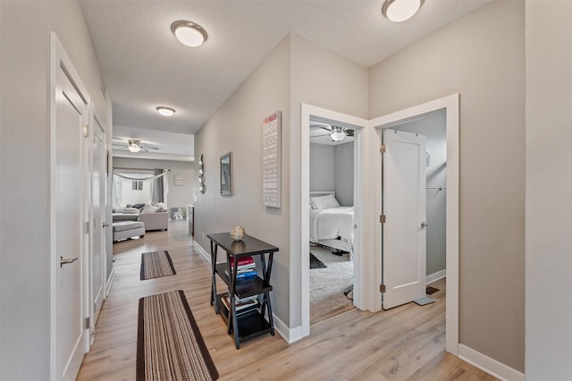 5397 Brook View Ave, Des Moines, IA 50317 - hall with light wood finished floors and baseboards