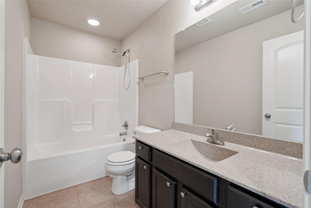 16205 Monroe Ct, Urbandale, IA 50323 - bathroom featuring vanity, tile patterned flooring, and shower / bath combination