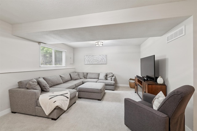 8113 Hammontree Cir, Urbandale, IA 50322 - living area featuring carpet floors and baseboards