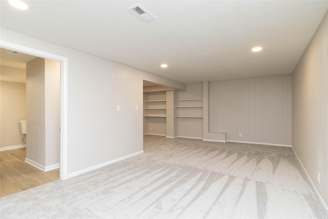 2519 E Tiffin Ave, Des Moines, IA 50317 - unfurnished room with recessed lighting and carpet floors