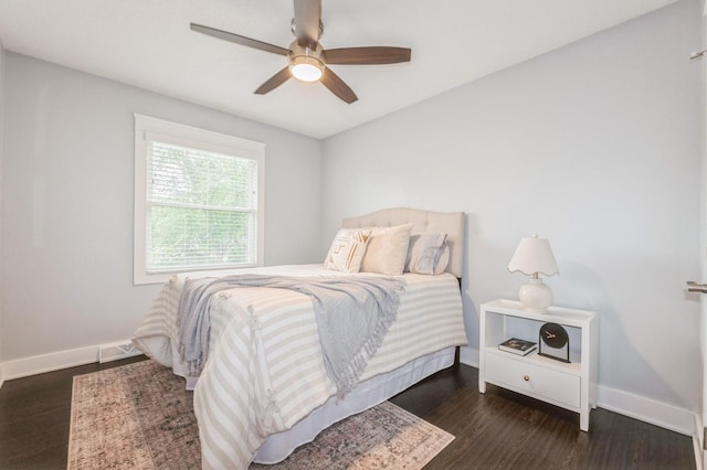 3817 80th St, Urbandale, IA 50322 - bedroom featuring wood finished floors and a ceiling fan