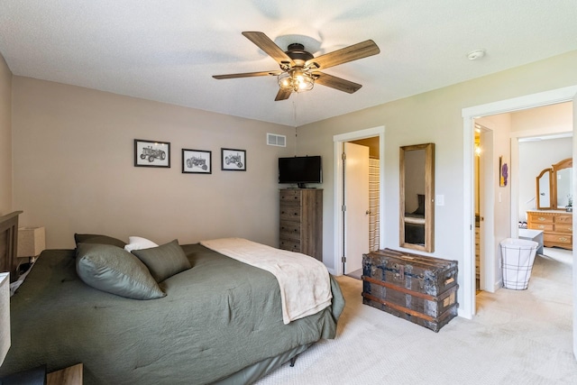 276 NW Georgetown Blvd, Ankeny, IA 50023 - bedroom featuring light carpet and a ceiling fan