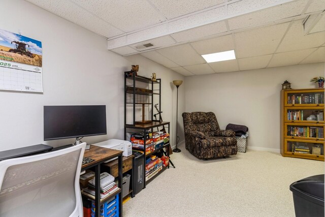 276 NW Georgetown Blvd, Ankeny, IA 50023 - carpeted office space featuring a paneled ceiling