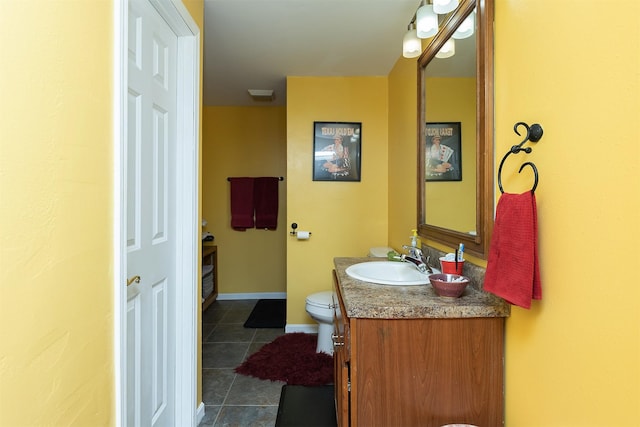 21 E Payton Ave, Des Moines, IA 50315 - bathroom with vanity and tile patterned floors