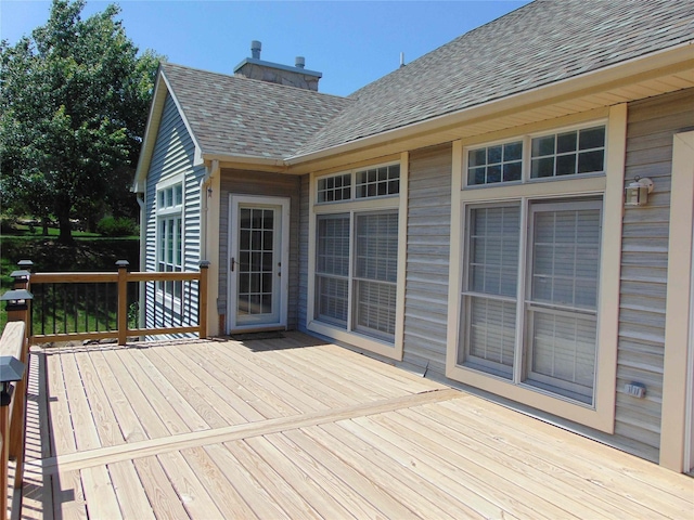 8114 Cobblestone Ct, Urbandale, IA 50322 - view of wooden terrace