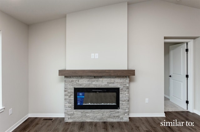 9383 Modena Ln, West Des Moines, IA 50266 - detailed view of wood finished floors and a fireplace
