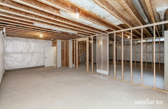 9383 Modena Ln, West Des Moines, IA 50266 - view of unfinished basement