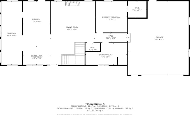 602 8th St, Malcom, IA 50157 - view of home floor plan