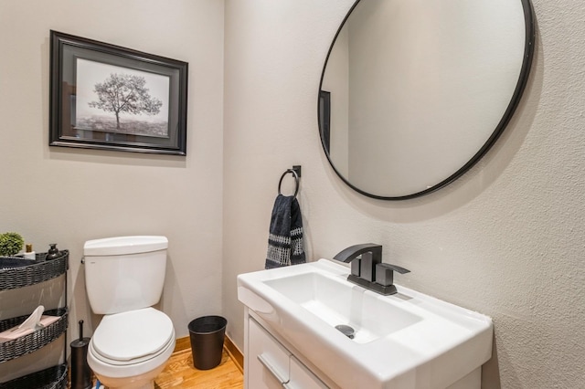 2687 NW 165th Ln, Clive, IA 50325 - half bath with vanity and wood finished floors