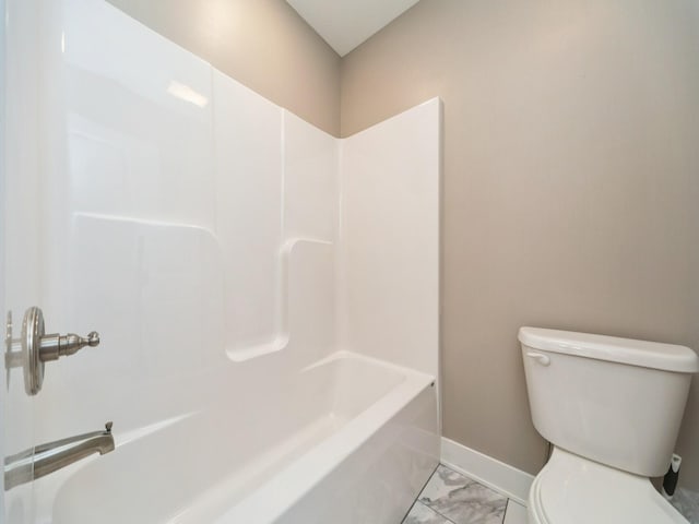 712 Mallard Pointe Dr NW, Bondurant, IA 50035 - full bath featuring marble look tile flooring and shower / bath combination