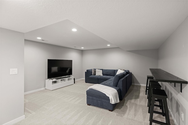 9622 NW 70th Ave, Johnston, IA 50131 - living area with recessed lighting and carpet floors