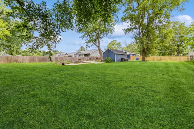 220 E Lally St, Des Moines, IA 50315 - view of fenced backyard