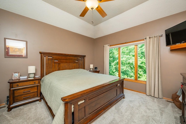 105 Everett Cir, Mingo, IA 50168 - bedroom with light carpet and a ceiling fan