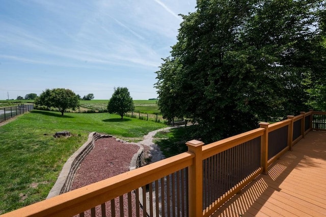 28453 530th Ave, Kelley, IA 50134 - deck featuring a view of rural / pastoral area