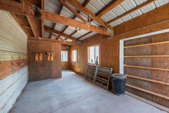 28453 530th Ave, Kelley, IA 50134 - miscellaneous room with vaulted ceiling