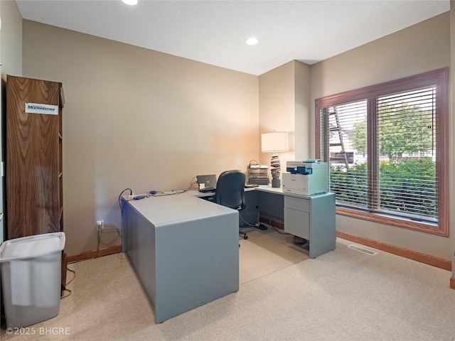 4710 76th St, Urbandale, IA 50322 - office space with light colored carpet and recessed lighting