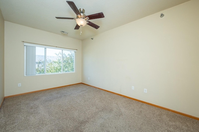 8601 Westown Pkwy Unit 18211, West Des Moines, IA 50266 - spare room with carpet floors and a ceiling fan