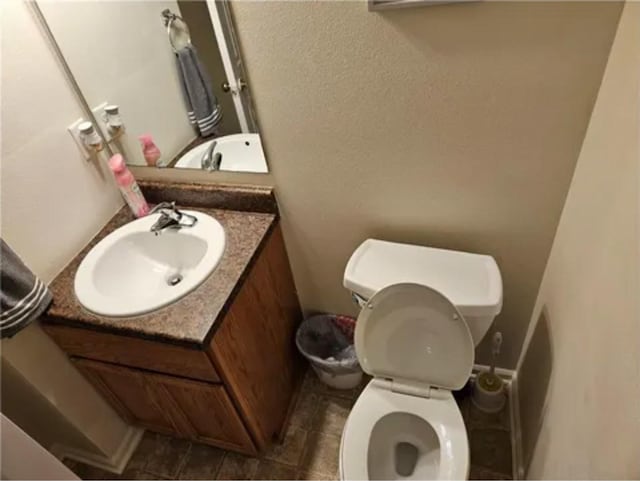 1096 Buchanan St, Des Moines, IA 50316 - half bath featuring vanity and tile patterned flooring