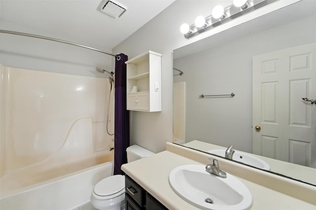 1228 64th St, West Des Moines, IA 50266 - full bathroom with shower / tub combo and vanity