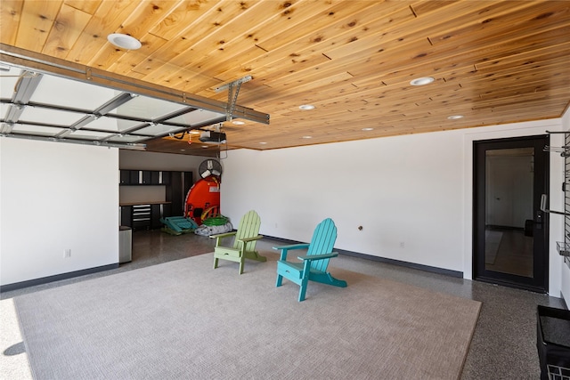 4387 Panorama Dr, Panora, IA 50216 - unfurnished room with a garage and recessed lighting