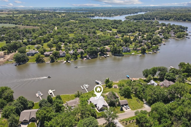 4387 Panorama Dr, Panora, IA 50216 - aerial perspective of suburban area with a nearby body of water