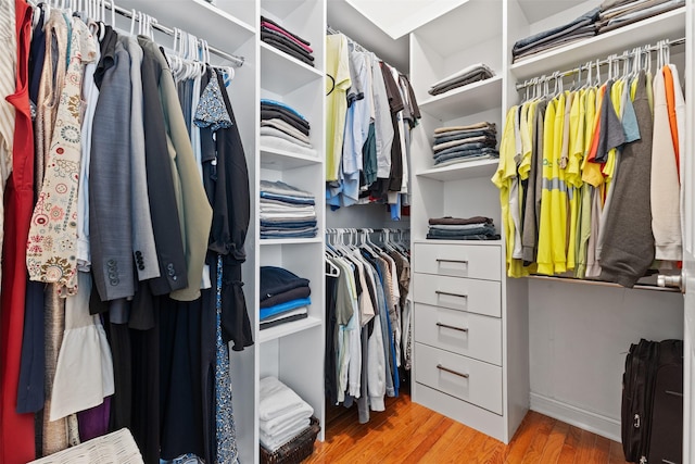 4315 129th St, Urbandale, IA 50323 - spacious closet featuring wood finished floors