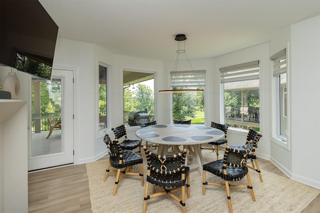 1286 Glen Oaks Dr, West Des Moines, IA 50266 - dining space with light wood-type flooring and healthy amount of natural light