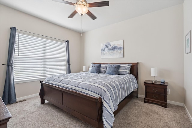 523 S Bluestone Way W, Des Moines, IA 50266 - bedroom featuring carpet flooring and ceiling fan