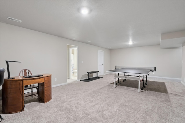 523 S Bluestone Way W, Des Moines, IA 50266 - recreation room featuring carpet flooring and a desk