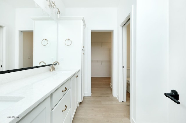 2410 NE 6th St, Grimes, IA 50111 - full bath with double vanity and wood finished floors