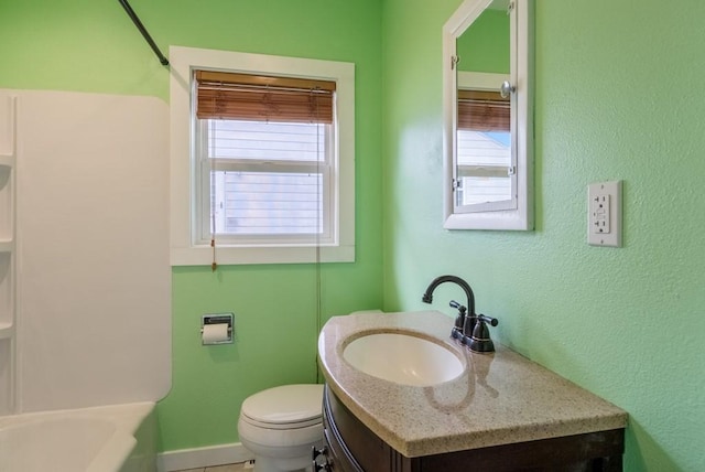 2560 E Sheridan Ave, Des Moines, IA 50317 - bathroom featuring vanity and toilet