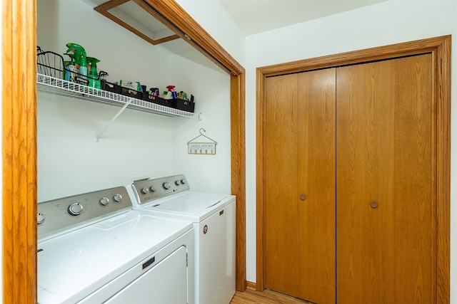 3540 E University Ave, Des Moines, IA 50317 - washroom with separate washer and dryer