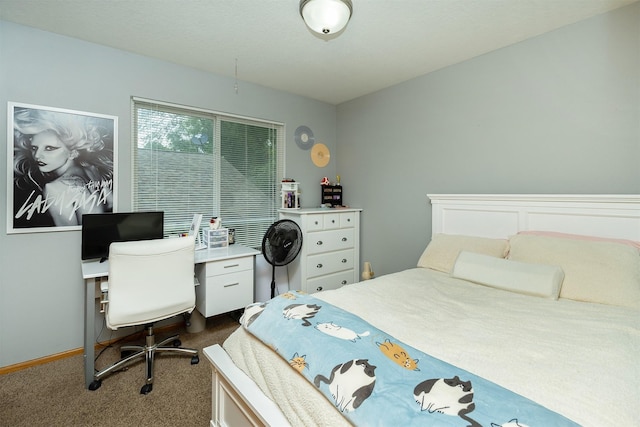 3540 E University Ave, Des Moines, IA 50317 - bedroom featuring dark colored carpet and baseboards