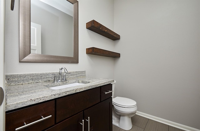 9305 Sugar Creek Cir, West Des Moines, IA 50266 - half bath with vanity and toilet
