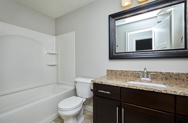 9305 Sugar Creek Cir, West Des Moines, IA 50266 - bathroom with vanity, washtub / shower combination, and tile patterned floors