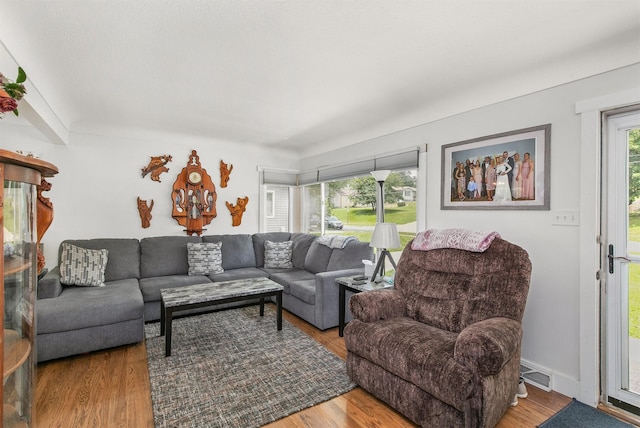 2904 Shadyoak Dr, Des Moines, IA 50310 - living room featuring wood finished floors