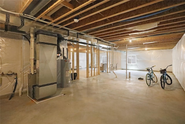 70 Prairie Bluff Dr, Waukee, IA 50263 - basement with water heater and heating unit