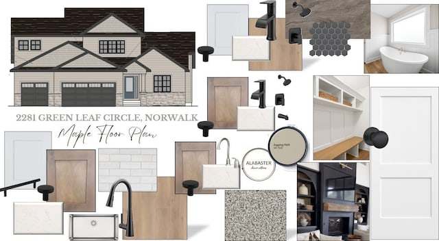 2281 Green Leaf Cir, Norwalk, IA 50211 - view of floor plan / room layout