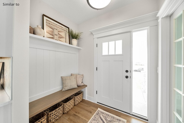 2281 Green Leaf Cir, Norwalk, IA 50211 - mudroom featuring wood finished floors