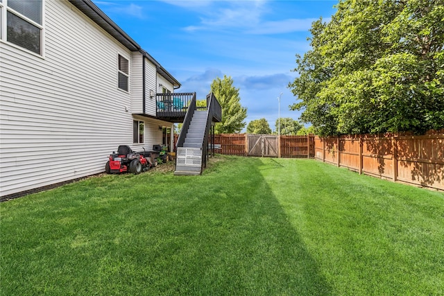 1701 2nd Ave SW, Altoona, IA 50009 - fenced backyard featuring a deck and stairs