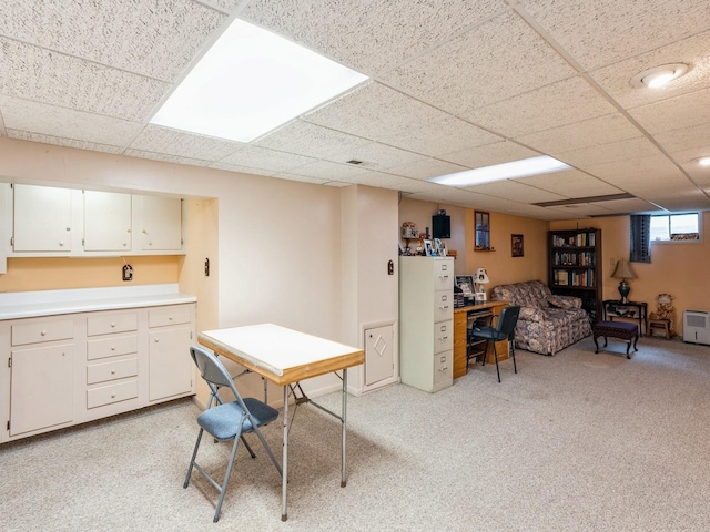 2400 Farwell Rd, Des Moines, IA 50317 - office featuring a drop ceiling and light carpet