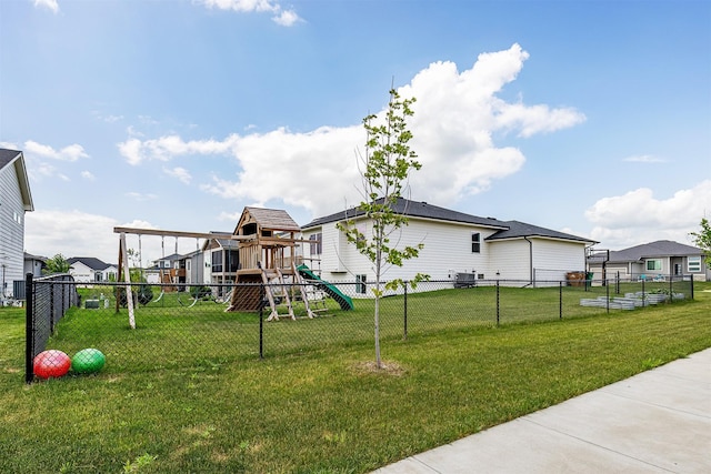 309 NW Beechwood Dr, Grimes, IA 50111 - view of yard featuring a playground and a residential view