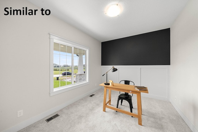 3217 NW Prescott Ct, Grimes, IA 50111 - home office with carpet flooring