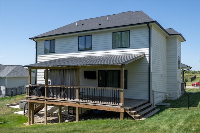 807 W Orchard Ave, Indianola, IA 50125 - back of house featuring a deck