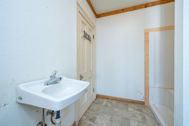 115 W Mclane St, Osceola, IA 50213 - bathroom with a sink