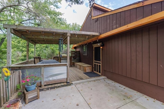 407 E Mckinney St, Runnells, IA 50237 - view of patio / terrace with a deck