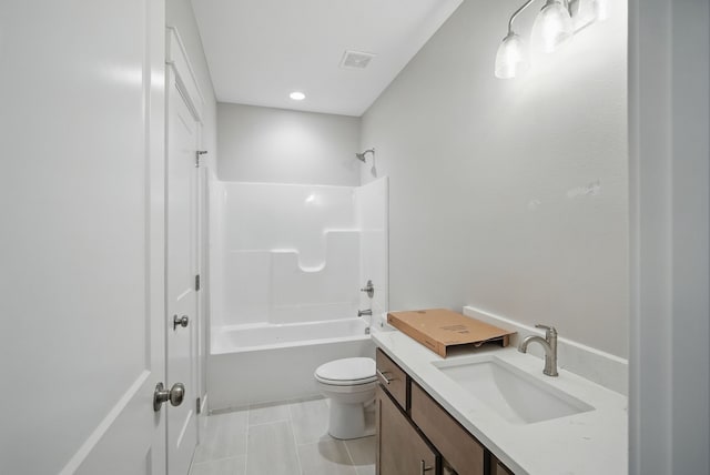 45 NW Alderleaf Dr, Waukee, IA 50263 - bathroom with vanity, shower / bathtub combination, and tile patterned flooring