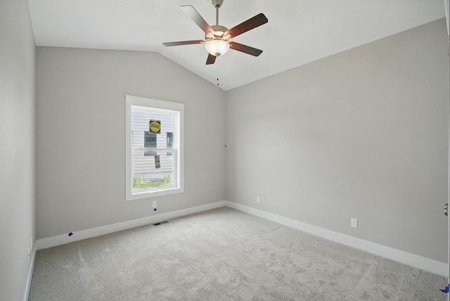 45 NW Alderleaf Dr, Waukee, IA 50263 - carpeted spare room with ceiling fan and lofted ceiling
